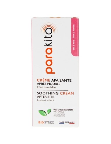 Parakito Crème Apaisante Après-Piqûres Effet Immédiat 40 ml