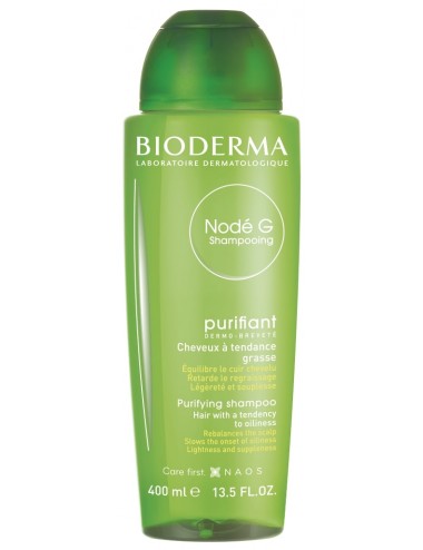 Bioderma Nodé G Shampooing Purifiant doux cuir chevelu à tendance grasse 400ml