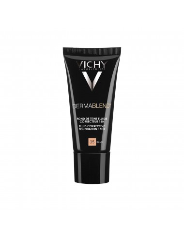 Vichy Dermablend Fond de teint fluide correcteur Tube 30ml - Teinte 35 SABLE