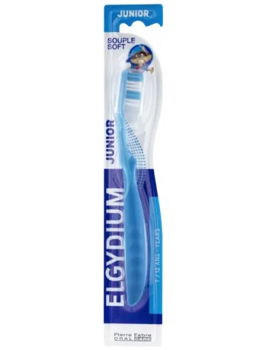 Elgydium Junior 7/12 ans - Brosse à Dents pour Enfant - Souple