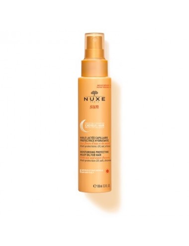 Nuxe Sun Huile Lactée Capillaire Protectrice Hydratante 100ml