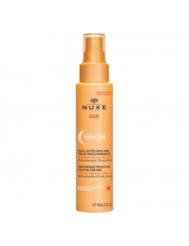 Nuxe Sun Huile Lactée Capillaire Protectrice Hydratante 100ml