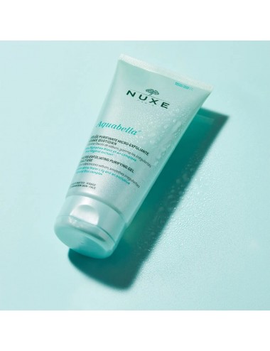 Nuxe Aquabella Gelée Purifiante Micro-Exfoliante usage quotidien 150ml