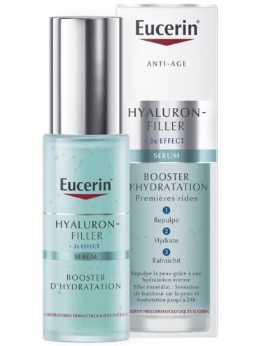 Eucerin Hyaluron-Filler+ 3X Effect Sérum Booster d’Hydratation 30 ml
