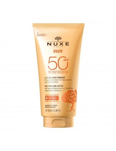 Nuxe Sun Lait Solaire Fondant Haute Protection SPF50 Visage et Corps 150ml