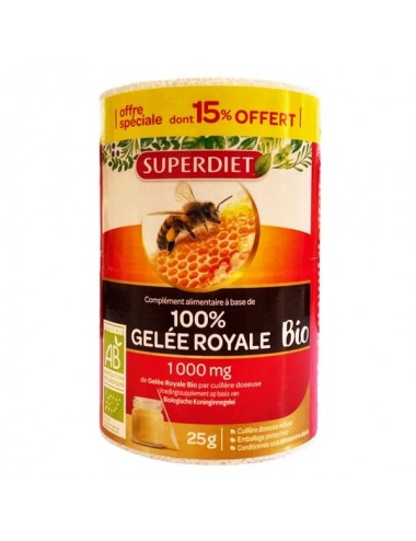 Superdiet Gelée Royale 25g dont 15% Offert