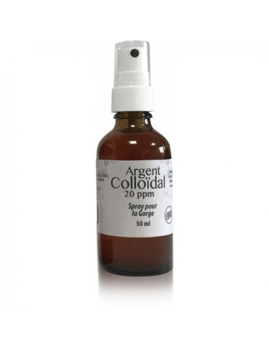 Dr.Theiss Spray gorge Argent Colloidal 20ppm 50ml