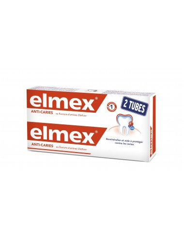 Elmex Lot Dentifrice Anti-Caries - 2x125ml