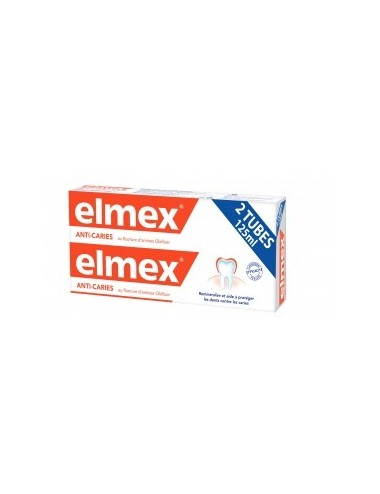 Elmex Lot Dentifrice Anti-Caries - 2x125ml