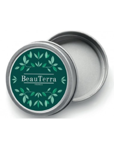 BeauTerra Boite de Rangement en métal pour Shampoing Solide