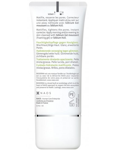 Bioderma Sébium Mat Control Crème Matifiante Hydratante 30ml