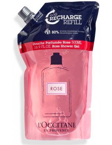 L'Occitane Gel Douche Parfumé à la Rose Eco Recharge 500ml