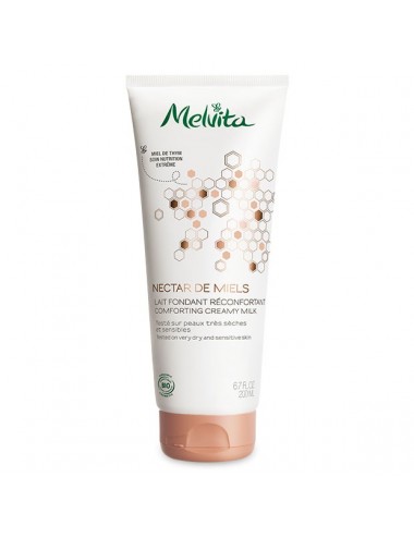 Melvita Nectar de Miels Lait Fondant Réconfortant Bio 200 ml