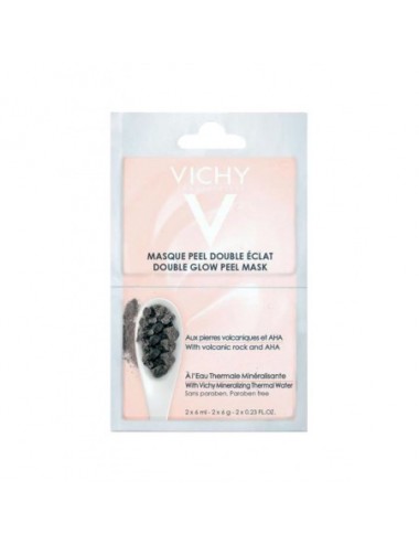 Vichy Pureté thermale Masque bi-dose Peel double éclat 2x6 ml