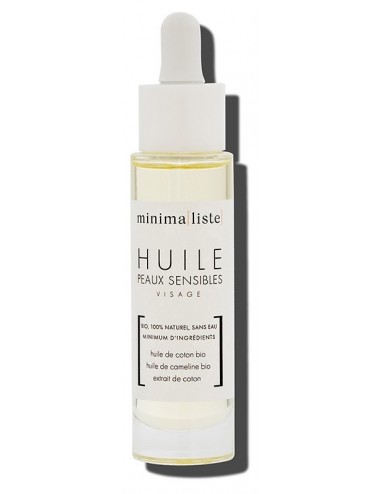 Minimaliste Huile visage peaux sensibles 30ml