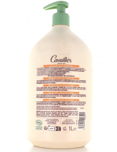 Rogé Cavaillès Gel Bain Douche certifié Bio Huile de Macadamia 1L