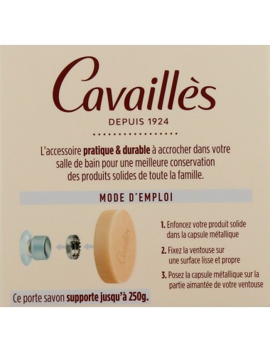 Rogé Cavaillès Porte Savon Aimanté - Jusqu'à 250g