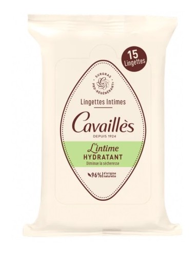 Rogé Cavaillès Lingettes Intimes Hydratant  x15