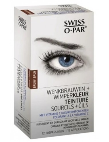 Swiss O-Par Coloration Sourcils et Cils Marron 12 Applications