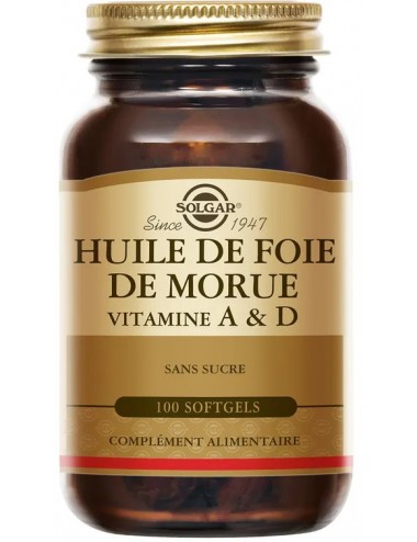 Solgar Huile de Foie de Morue 100 gélules 