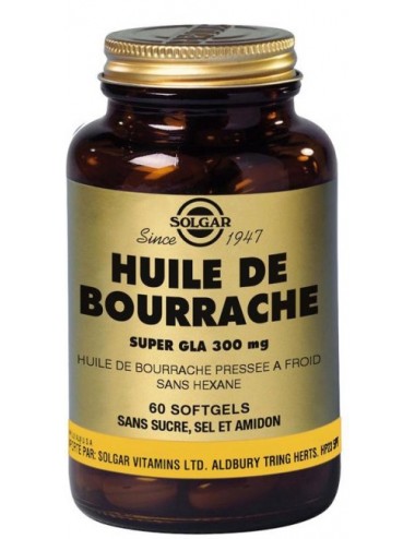 Solgar Huile de Bourrache Super GLA 300 mg 30 gélules