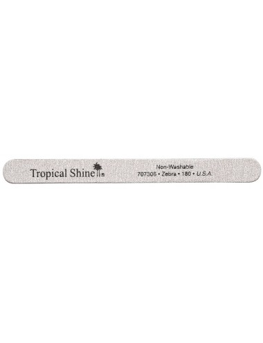 Tropical Shine Lime à Ongles Lavable Désinfectable 707306 Zebrée - Grain 180