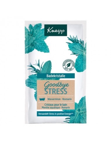 Kneipp Goodbye Stress Cristaux de Bain Menthe Aquatique Romarin 60g