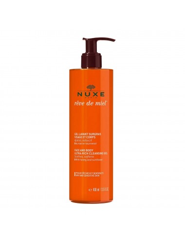 Nuxe Rêve de Miel Gel Lavant Surgras Visage Et Corps 400ml