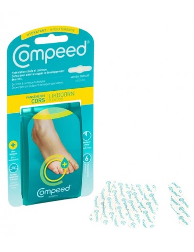 Compeed Pansement Cors Hydratants x6