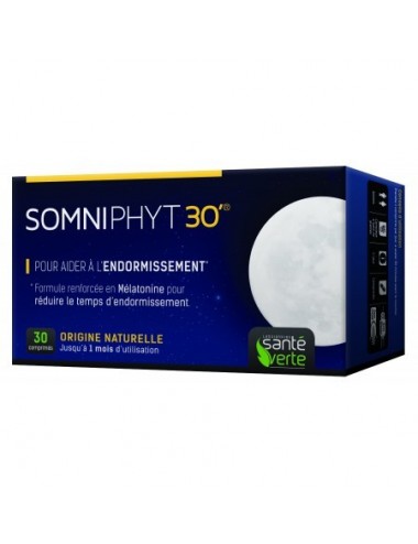 Santé Verte Somniphyt Total Nuit 1 mg 30 Comprimés