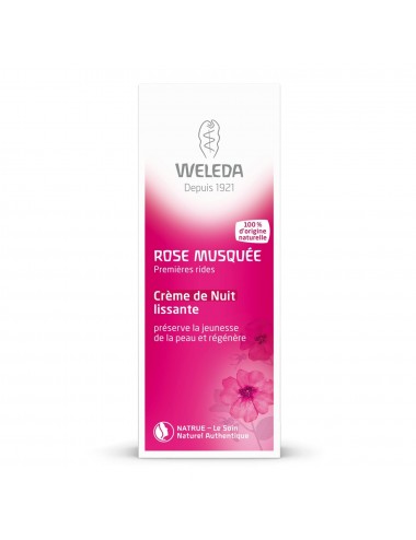 Weleda Crème de Nuit lissante à la Rose musquée  30ml