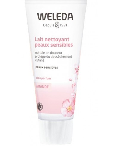Weleda Lait Nettoyant Peaux Sensibles à l'Amande 75ml