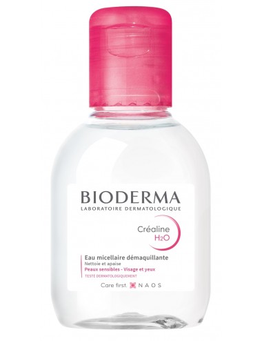 Bioderma Créaline H2O Eau Micellaire Démaquillante Visage et Yeux peaux sensibles 100ml