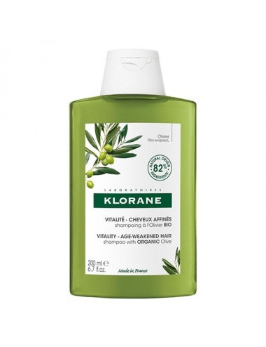 Klorane Shampooing à l'Extrait Essentiel d'Olivier 200ml