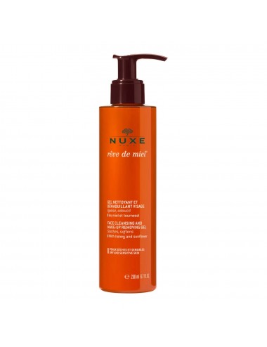 Nuxe Rêve de Miel Gel Nettoyant Et Démaquillant Visage 200ml