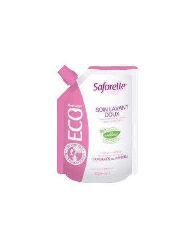 Saforelle Soin Lavant Doux Eco Recharge 400ml