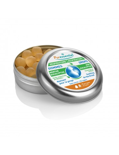 Puressentiel Respiratoire Gommes Menthe-Eucalyptus Respiratoire 45g