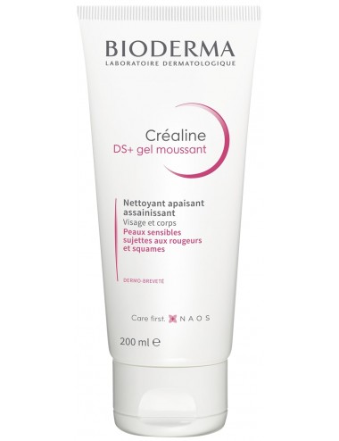 Bioderma Créaline DS+ Gel Nettoyant Purifiant anti-rougeurs et squames 200ml