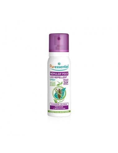Puressentiel Antipoux Spray Répulsif Poux 75ml