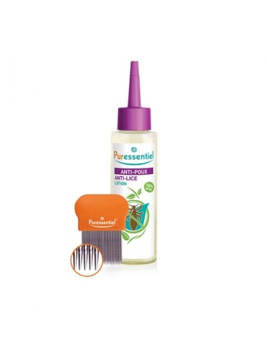 Puressentiel Antipoux Lotion Traitante Anti-Poux avec peigne 100ml