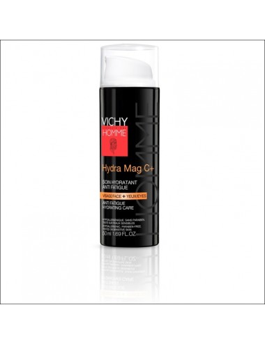 Vichy Homme HydraMag C + Soin hydratant anti-fatigue Visage + Yeux
