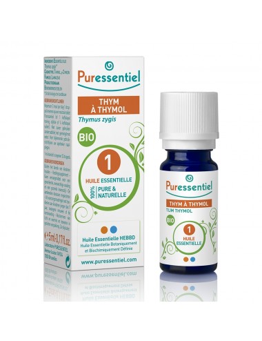 Puressentiel Huiles Essentielles de Thym à thymol Bio 5ml
