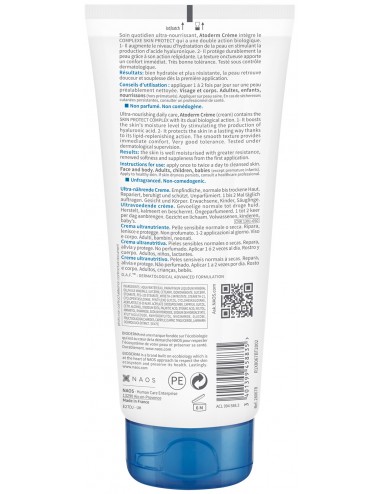 Bioderma Atoderm Crème Visage et Corps Nourrissant peaux sensibles pour toute la famille 200ml