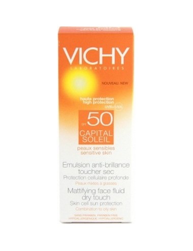 Vichy Idéal Soleil Emulsion toucher sec SPF50 Tube 50ml