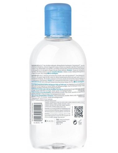 Bioderma Hydrabio H2O Eau micellaire Démaquillante peaux sensibles déshydratées 250ml