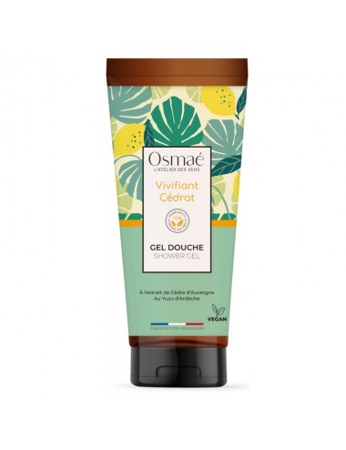 Osmaé Gel Douche Vivifiant Cédrat 200 ml
