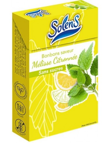Solens Bonbons Mélisse Citronnée Sans Sucres 50 g