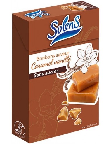 Solens Bonbons au Caramel Vanillé Sans Sucres 50 g