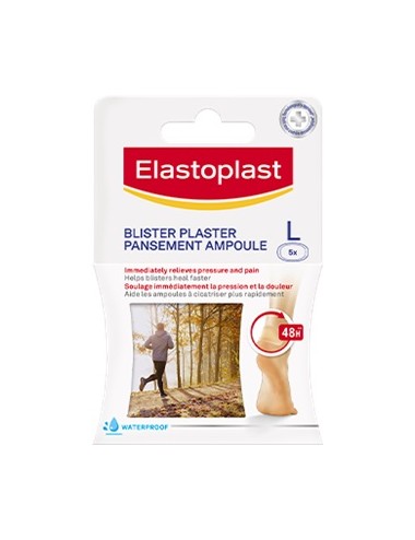 Elastoplast 5 pansements Ampoule Grande taille - format 5,8cm x 3,4cm