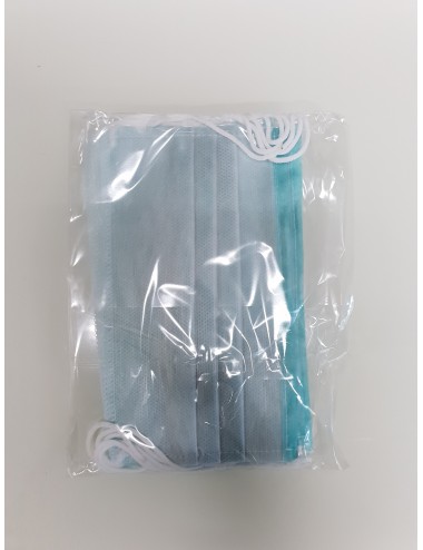 Masques réutilisables Bleu - Lavables 20 fois - Lot de 5